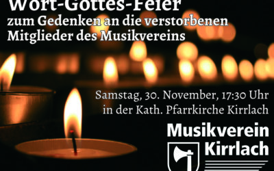 Wort-Gottes-Feier am 30.11.2019