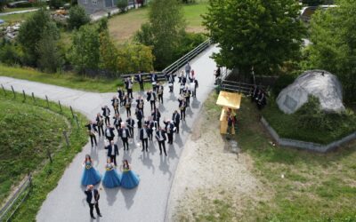 Blasmusik auf 3000 Meter Höhe – Der Musikverein Kirrlach reiste zum 120-jährigen Jubiläum der Trachtenkapelle Flattach
