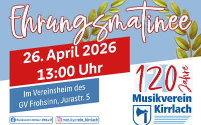 Einladung Ehrungsmatinee