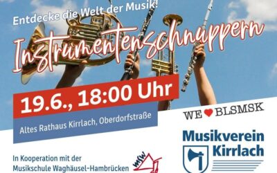 Instrumente ausprobieren und die Welt der Musik entdecken